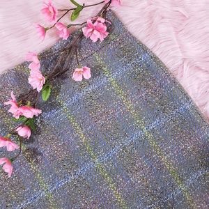 J. Crew Multicolor Speckled Wool Skirt